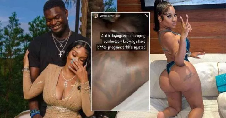 32-year-old ex-p0rnstar Moriah Mills calls out 22-year-old boyfriend and NBA star Zion Williamson for getting another woman pregnant