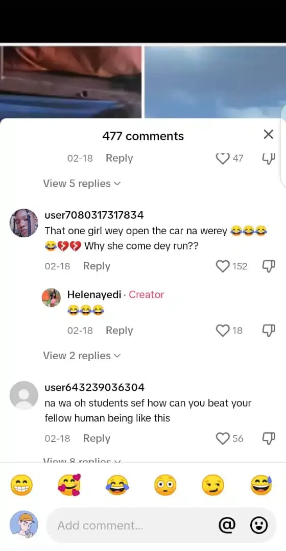 'That one girl wey open the car na weray' - 4 girls fight over boyfriend