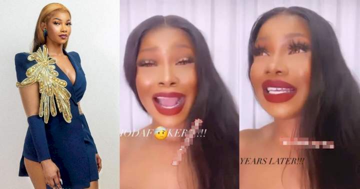 "Put some respect on my name, I'm nobody's mate" - Reality star, Tacha brags (Video)