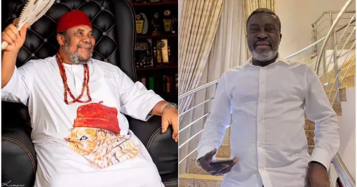 Pete Edochie reacts after Kanayo O Kanayo claimed to be his senior in Nollywood