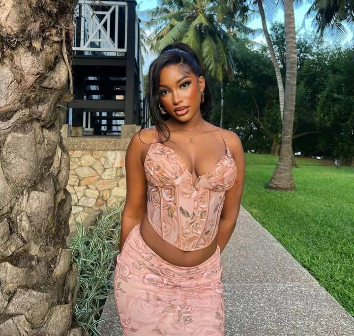 "No go carry belle for my obo" - Fan issues stern warning to pretty video vixen featured in Davido's music video, "Feel"
