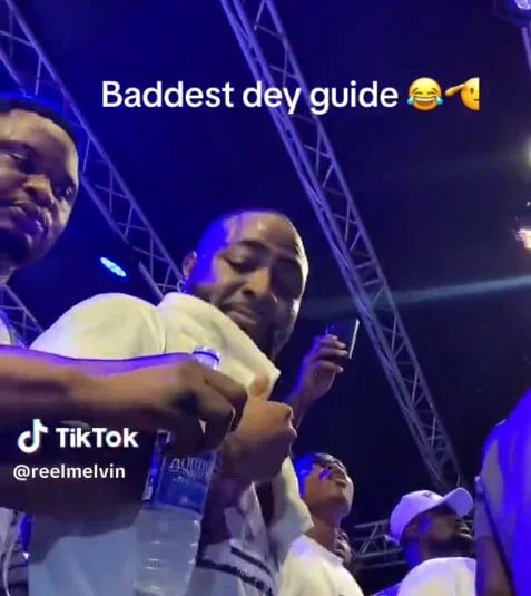 Davido Rejects Bottled Water at Mohbad's Candlelight Service