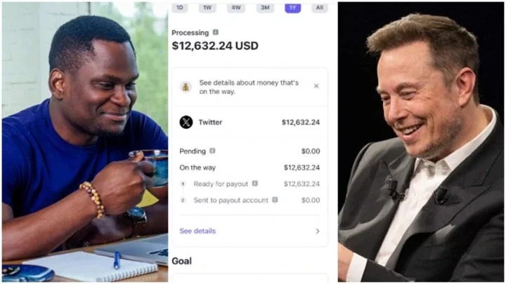 Nigerian man gets over $12k from Elon Musk for using Twitter, shows off bank balance