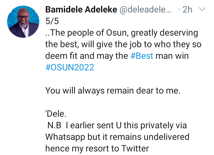 'You will always remain dear to me' - Mr. Dele replies cousin, Davido, amid their squabble over his governorship ambition