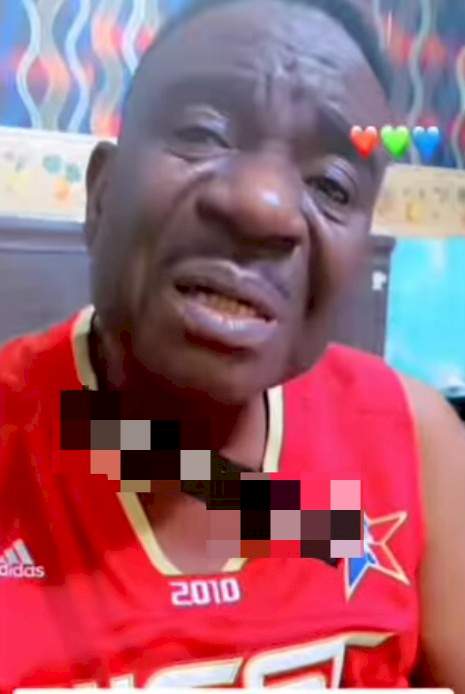 Moment Mr. Ibu begs his daughter to take his medicine for him as illness emaciates his face; netizens react (Video)