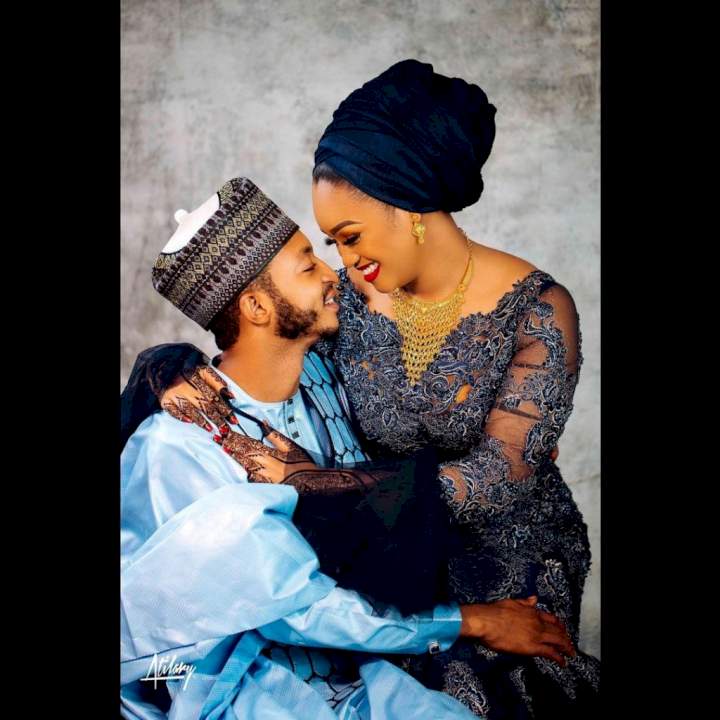 'Who says social media relationship is a lie?' - Jigawa governor's son, Abdulrahman and fiancée Affiya wed after meeting on Snapchat