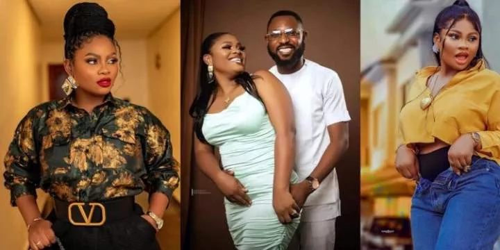 BBNaija star, Tega replies fan who asked if she and husband, Ajeboh, are separated