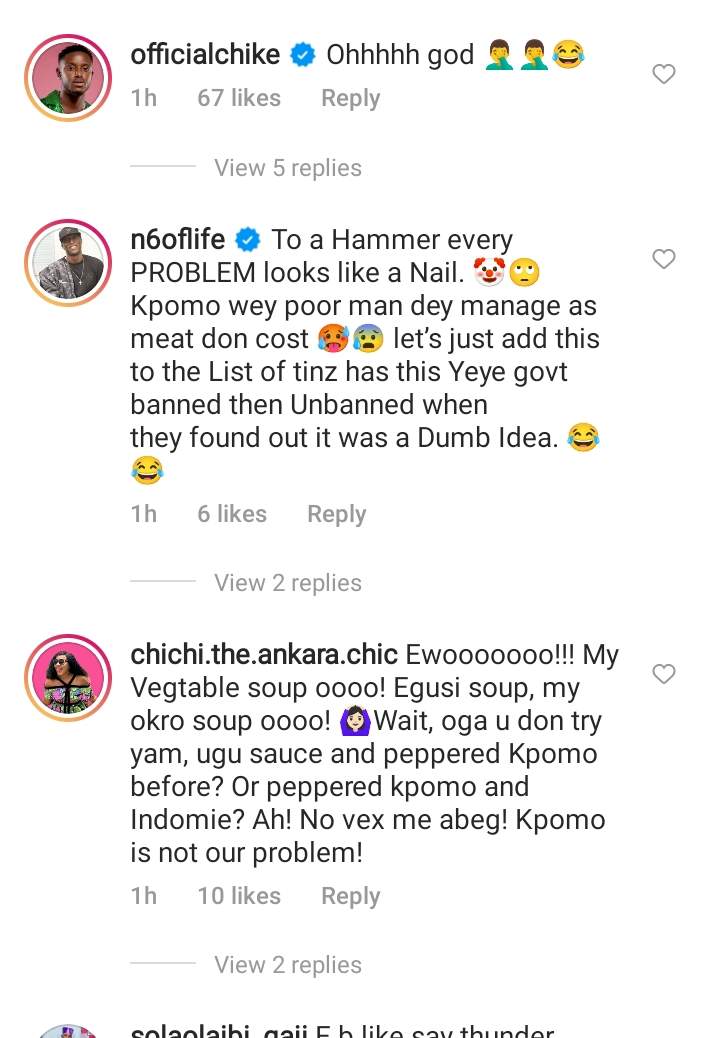 Obi Cubana, others react as FG sets to ban consumption of 'Kpomo'