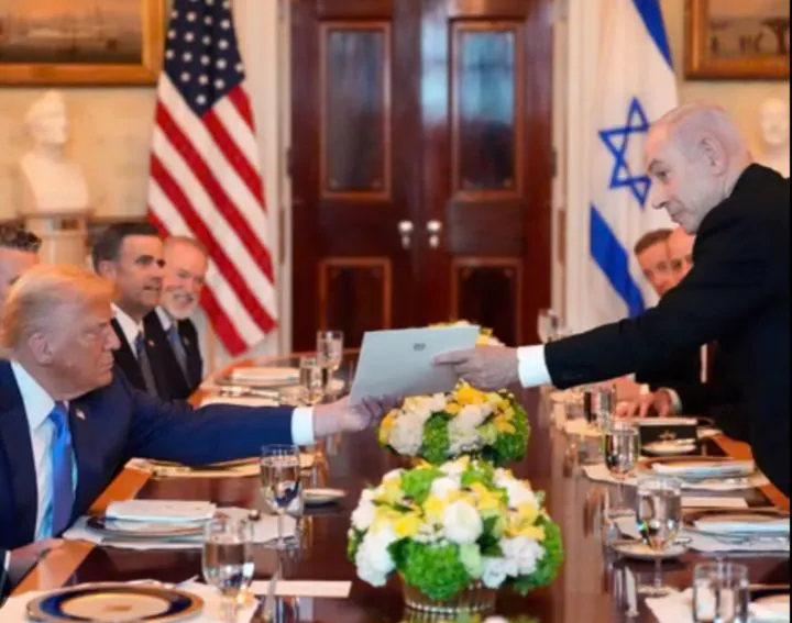 Israeli PM Netanyahu nominates Trump for a Nobel Peace Prize