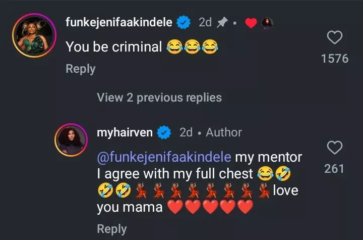 Funke Akindele reacts as hair vendor photoshops her photos from Priscilla Ojo, Juma Jux's wedding finale