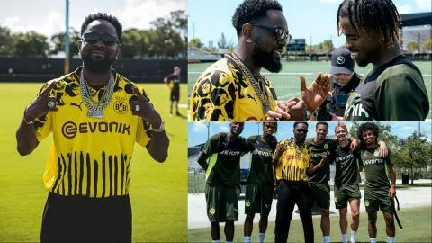Patoranking Teams Up with Borussia Dortmund at FIFA Club World Cup Patoranking Teams Up with Borussia Dortmund at FIFA Club World Cup