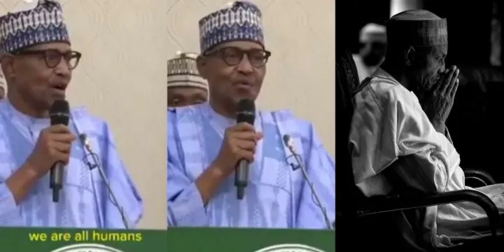 Old video of Buhari begging for forgiveness stirs emotions