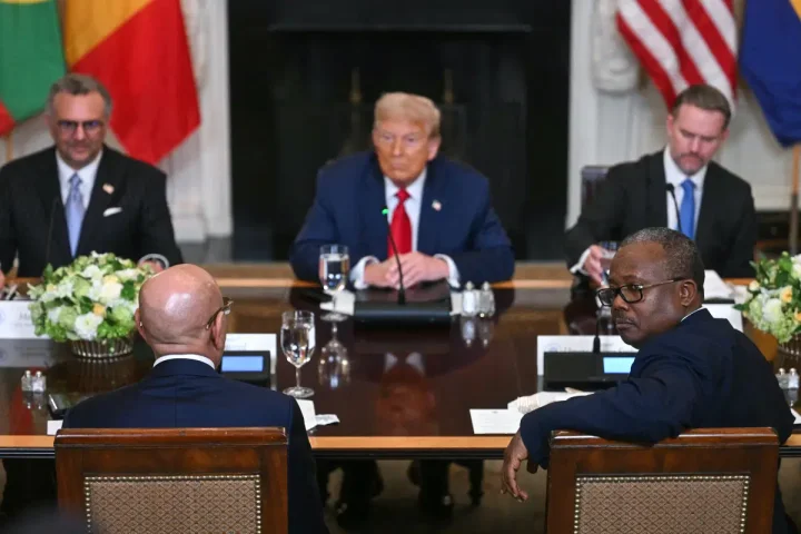 Where did you learn to speak English? - Trump asks Liberia president Where did you learn to speak English? - Trump asks Liberia president