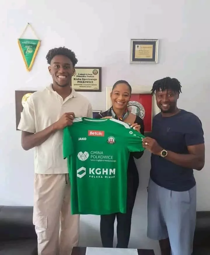 Super Eagles legend Nwankwo Kanu's son signs for European club