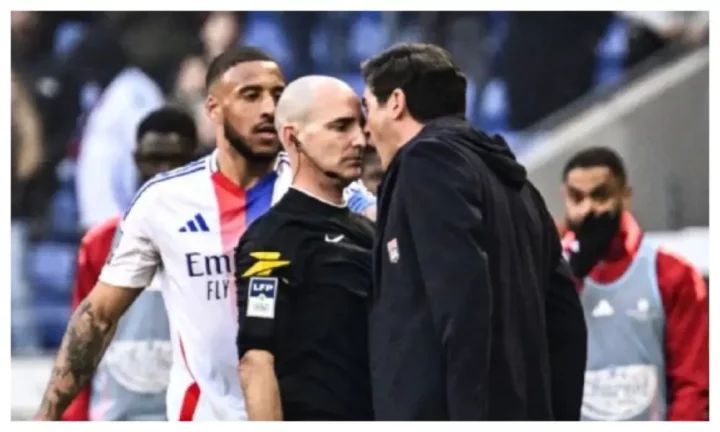 Lyon manager, Paulo Fonseca gets 9-month ban for confronting referee