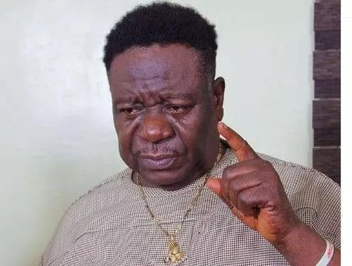 Moment Okey Bakassi breaks down in tears during tribute to late Mr Ibu