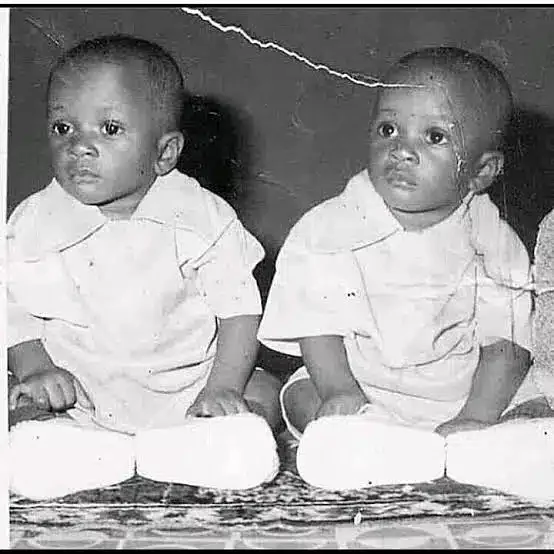 Peter Okoye celebrates twin brother, Paul with a trip down memory lane