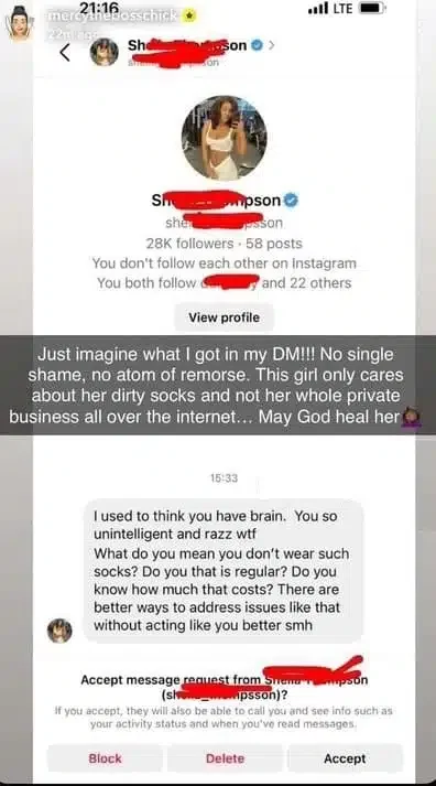 Mercy Eke shares shocking DM from lady in viral video mistaken for her