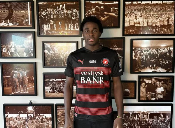 Nigerian attacker, Musa signs five-year contract with Danish club