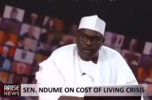 Watch a clip from the TV interview that might have cost Senator Ali Ndume his position as Senate Chief Whip