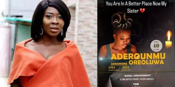 Nollywood actress, Aderounmu Adejumoke, dies at 40