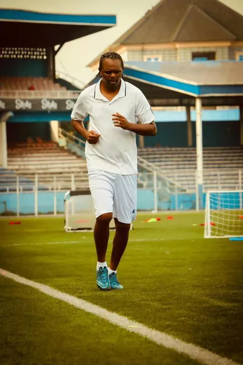 Nwankwo Kanu is the Enyimba chairman signed the youngster from his Papilo Academy..