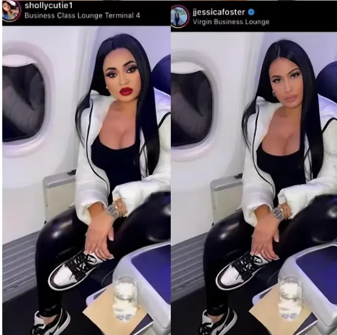 Nigerian actress dragged heavily online for photoshopping Iraqi influencer's body into her birthday pics