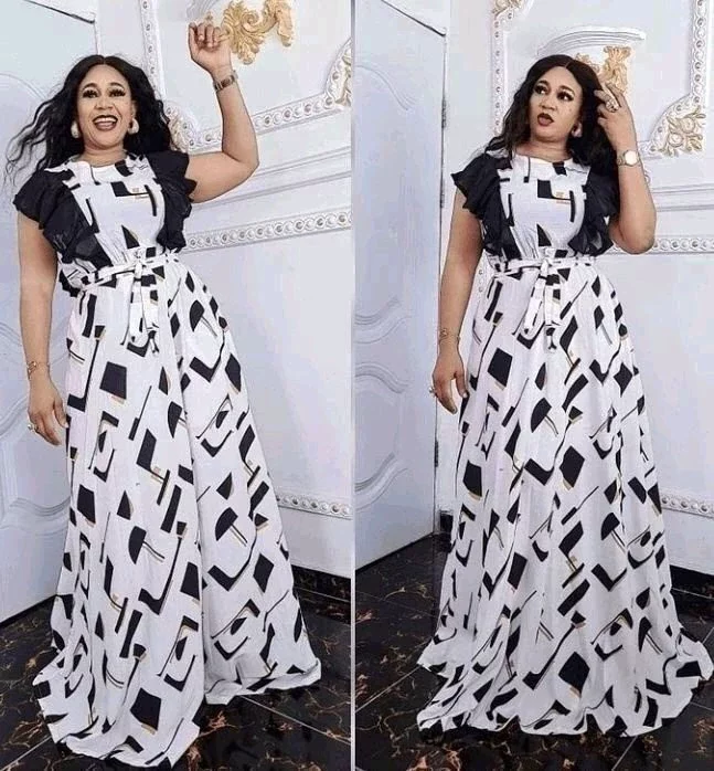 Chiffon Bubu Gowns for Classy Women.