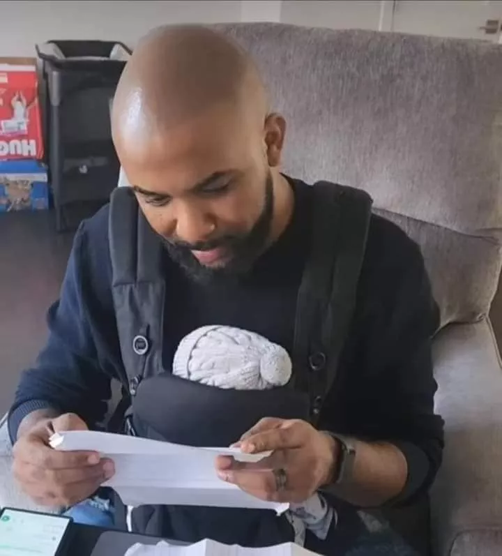 Lord Jesus, take the wheel - Banky W laments loss of sleep since welcoming second child