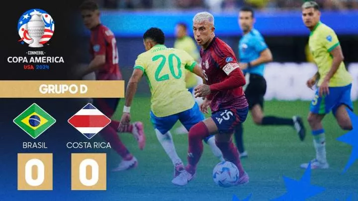 Brazil 0 - 0 Costa Rica (Jun-25-2024) Copa America Highlights