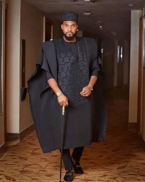 Black Agbada Styles For Men To Rock An Event.