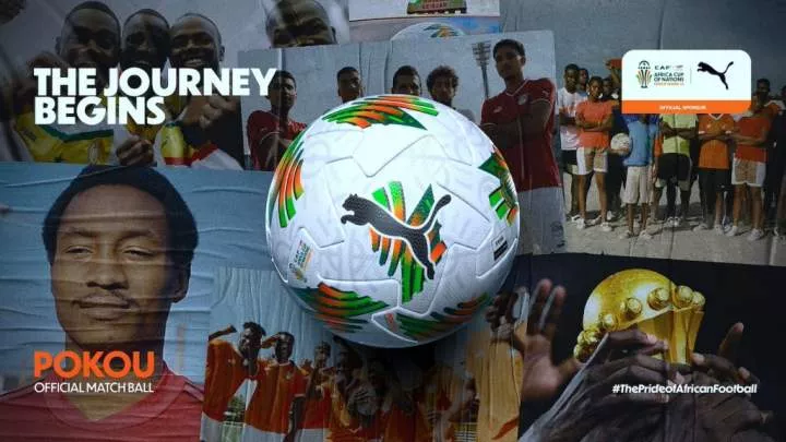 CAF unveils official match ball for AFCON 2023