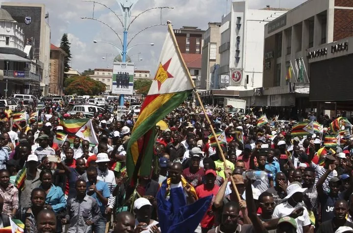 Zimbabweans Stage March Against President Mugabe