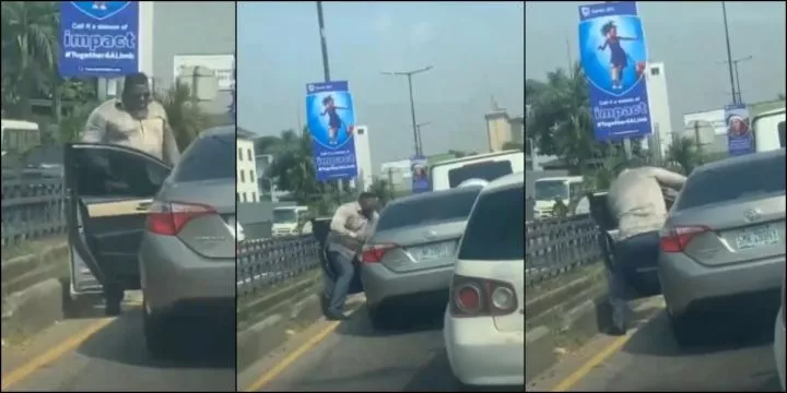 Man assaults driver in shocking display of road rage