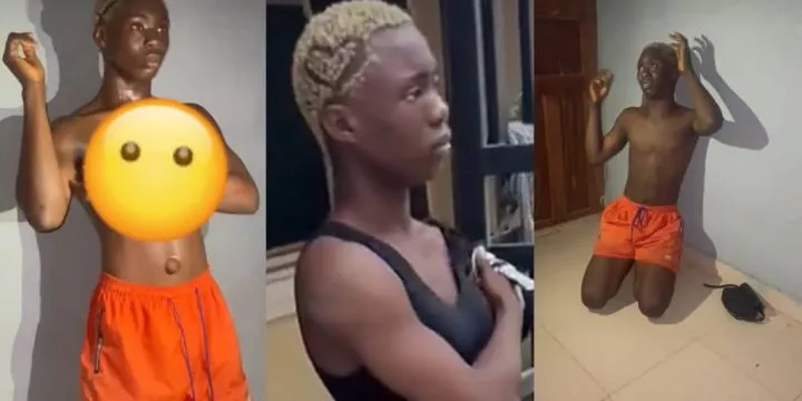 Man disguises as woman for intimate transaction, gets exposed in viral video