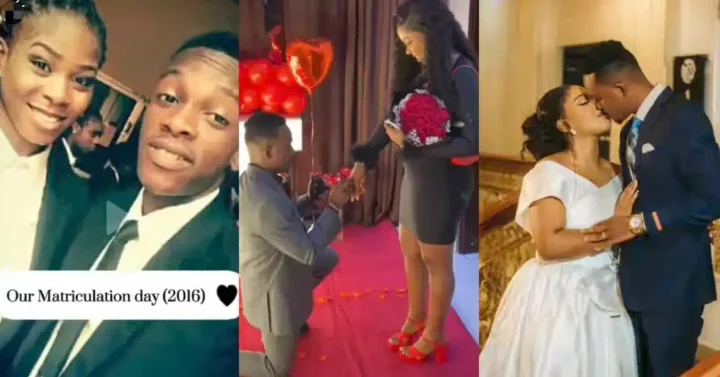 Love wins as lady marries her coursemate 7 years after graduation