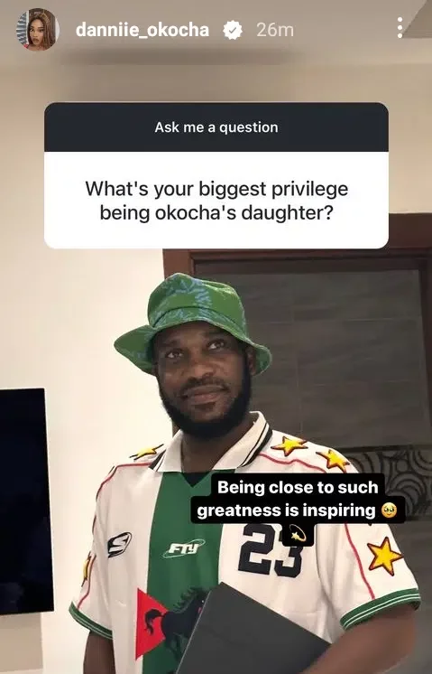 Daniella Okocha reveals her biggest privilege as Jay-Jay Okocha's daughter
