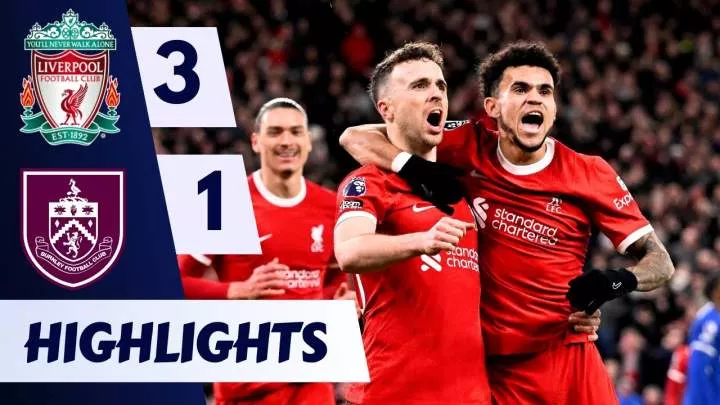 Liverpool 3 - 1 Burnley (Feb-10-2024) Premier League Highlights