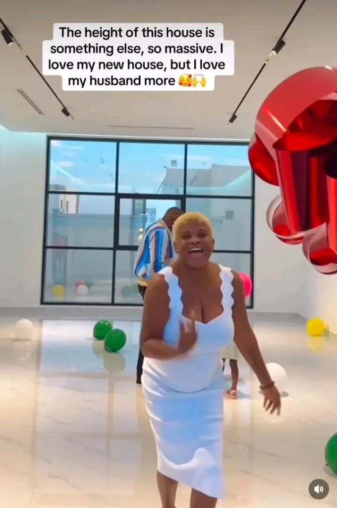 Angela Nwosu receives mansion from her husband as a push gift