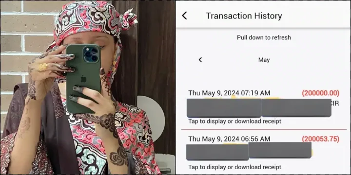 Lady refunds N400K to man she doesn't like amid severe backlash