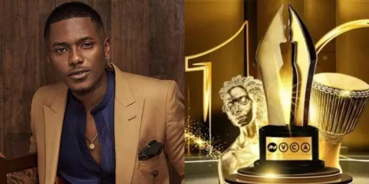 Timini Egbuson reacts after failing to bag any award at 10th AMVCA