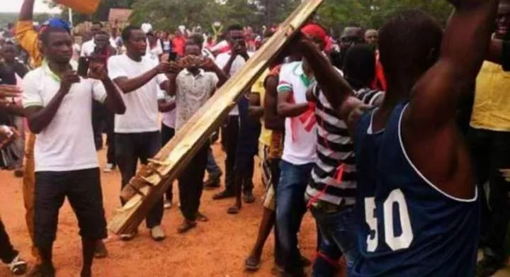 Mayhem in Ebonyi community as youths burn down man's house after cleric's revelation/Illustration [File photo]
