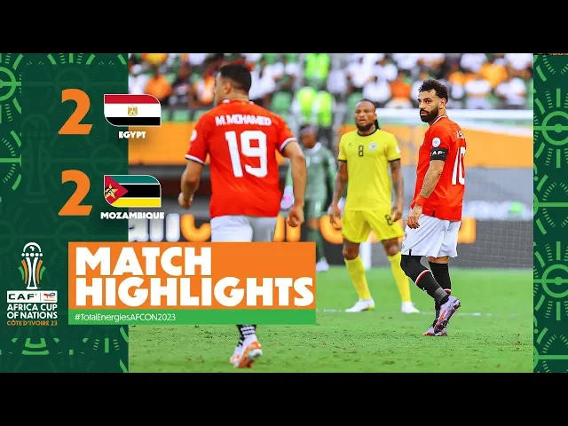 Egypt 2 - 2 Mozambique (Jan-14-2024) Africa Cup of Nations 2023 Highlights