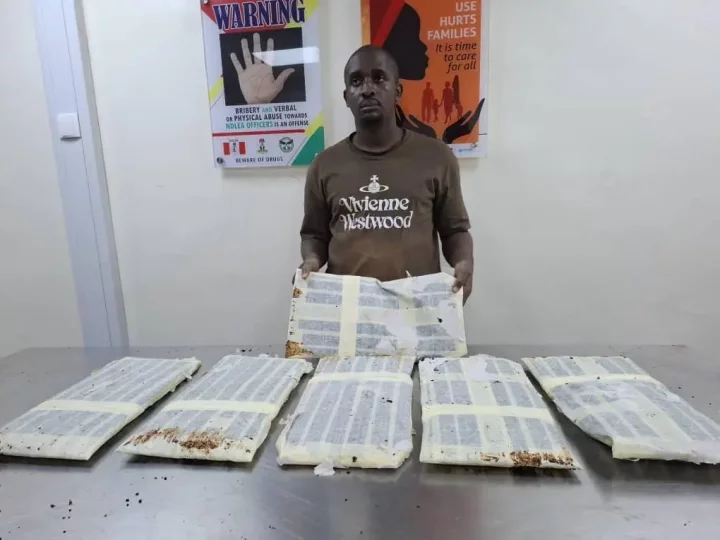 Thailand returnee arrested with N3.1bn heroin at Lagos Airport