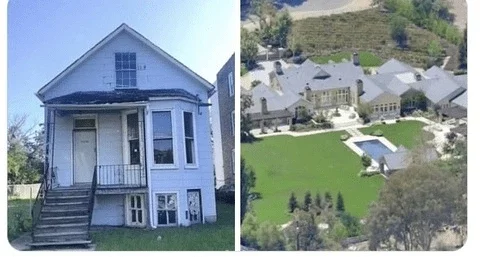 The Homes of World Celebrities Before and After Fame