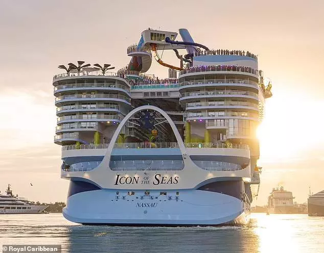 Michael Bayley, the Royal Caribbean International President and CEO said: 'We built the biggest, baddest ship on the planet. It's really exciting when you introduce a new class of ship, but it's even most excited when it seems to be really spot on'