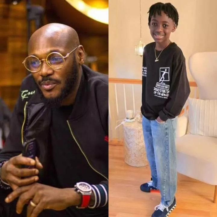 "I can't turn back the hands of time but I'll make up for all the days I've missed" 2Face Idibia promises youngest son in birthday post