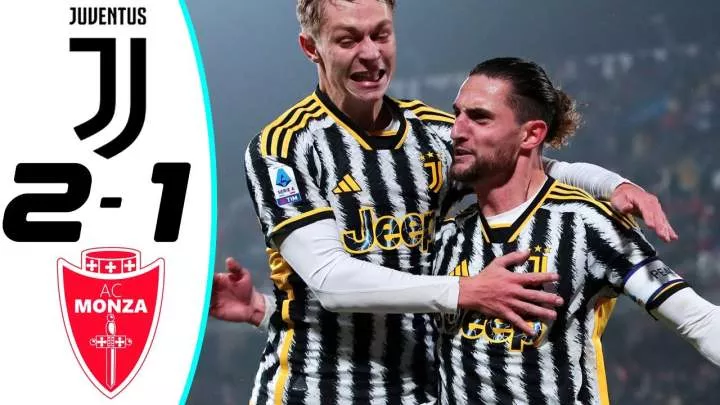 Monza 1 - 2 Juventus (Dec-01-2023) Serie A Highlights