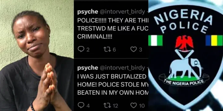 Lady seeks help after police arrest her, mum and sister, alleges officers stole her phone Lady seeks help after police arrest her, mum and sister, alleges officers stole her phone