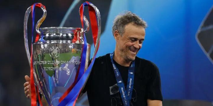 luis enrique psg champions league